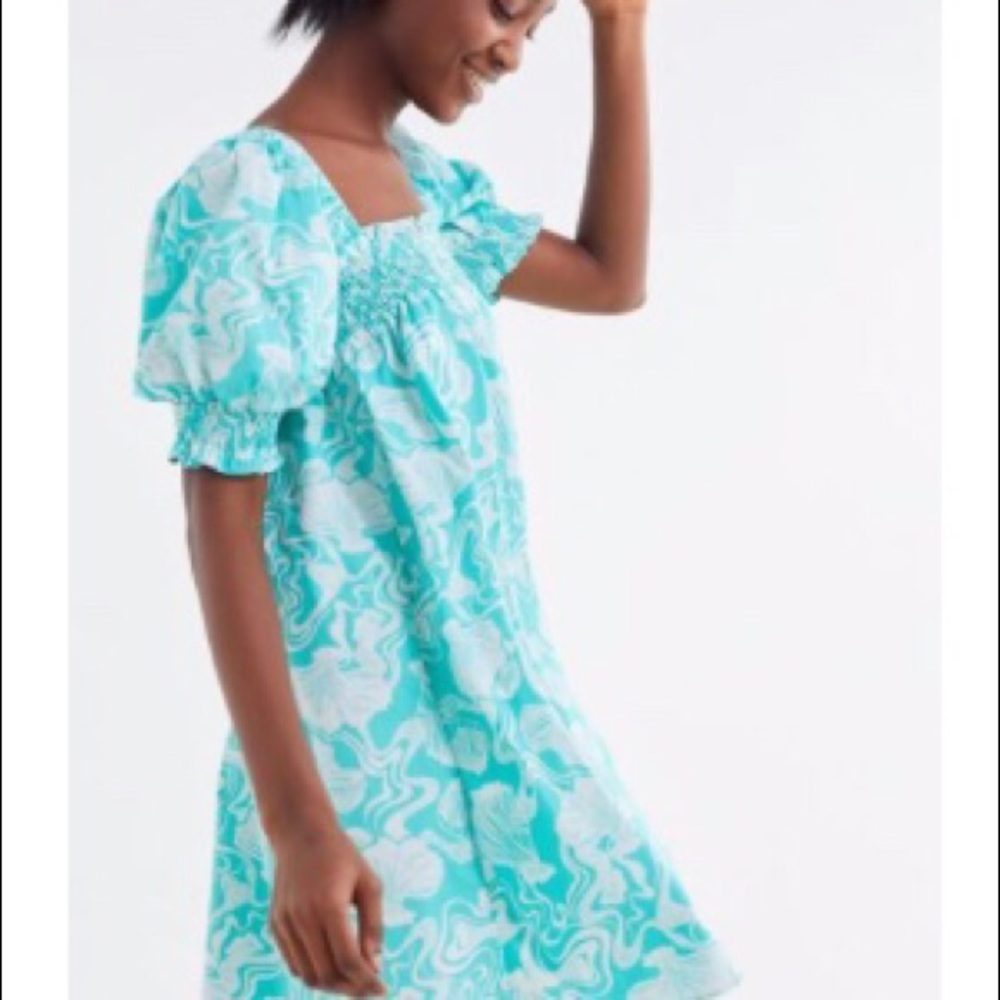 Urban Outfitters Puff Sleeve Baby Doll Dress